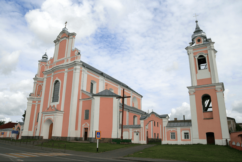 Униатская церковь в белорусской деревне Боруны
