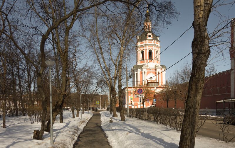Донской монастырь зимой