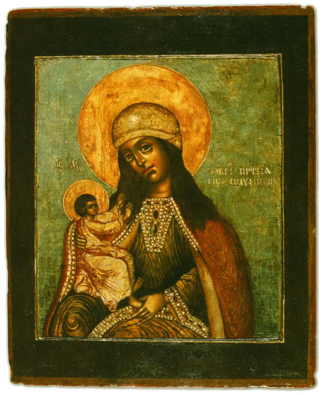 Силуамская икона Божией Матери, XVIII век